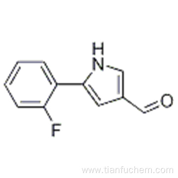 1H-Pyrrole-3-carboxaldehyde, 5-(2-fluorophenyl)- CAS 881674-56-2 